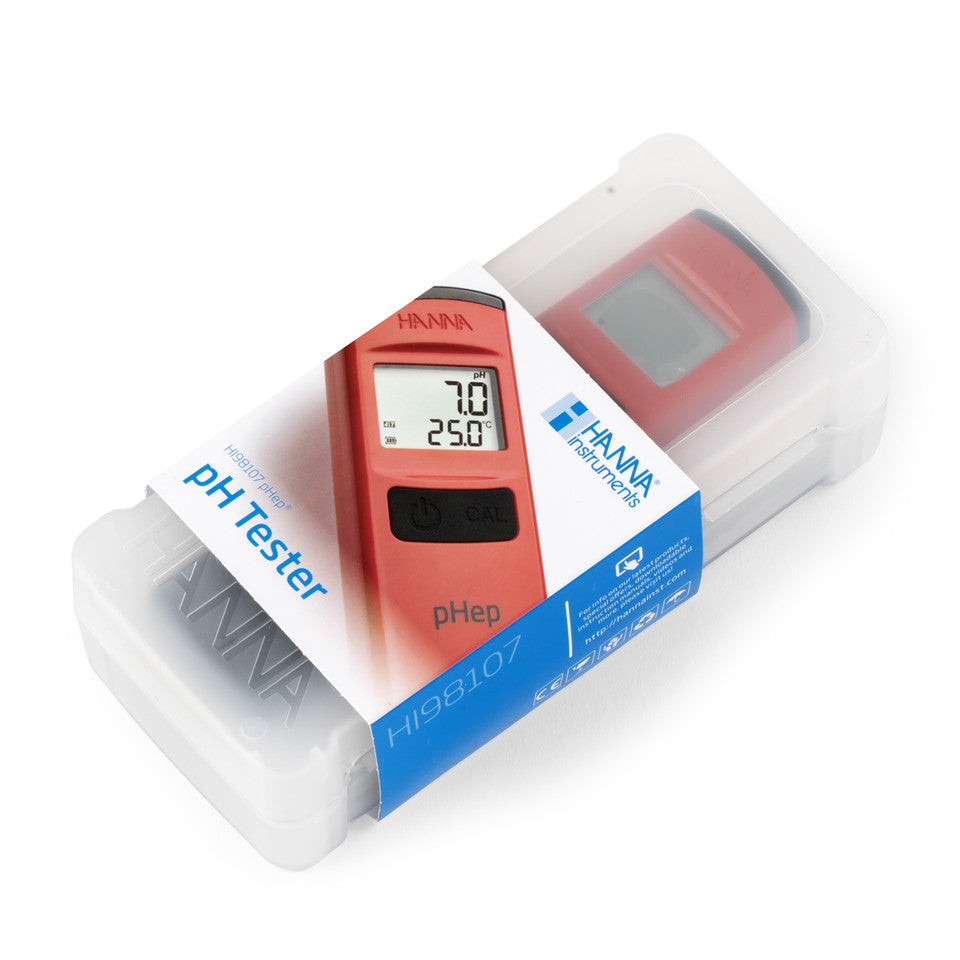 HI98107U Waterproof Pocket pH Tester with 0.1 Resolution - pHep®