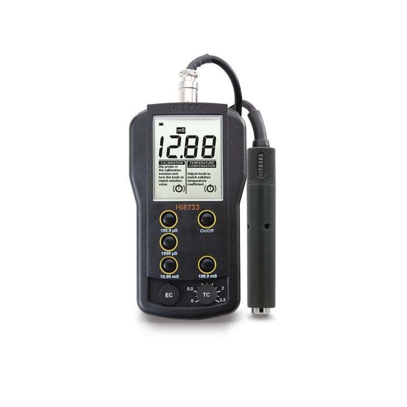 Hanna HI8733 Portable Multi-range Conductivity Meter